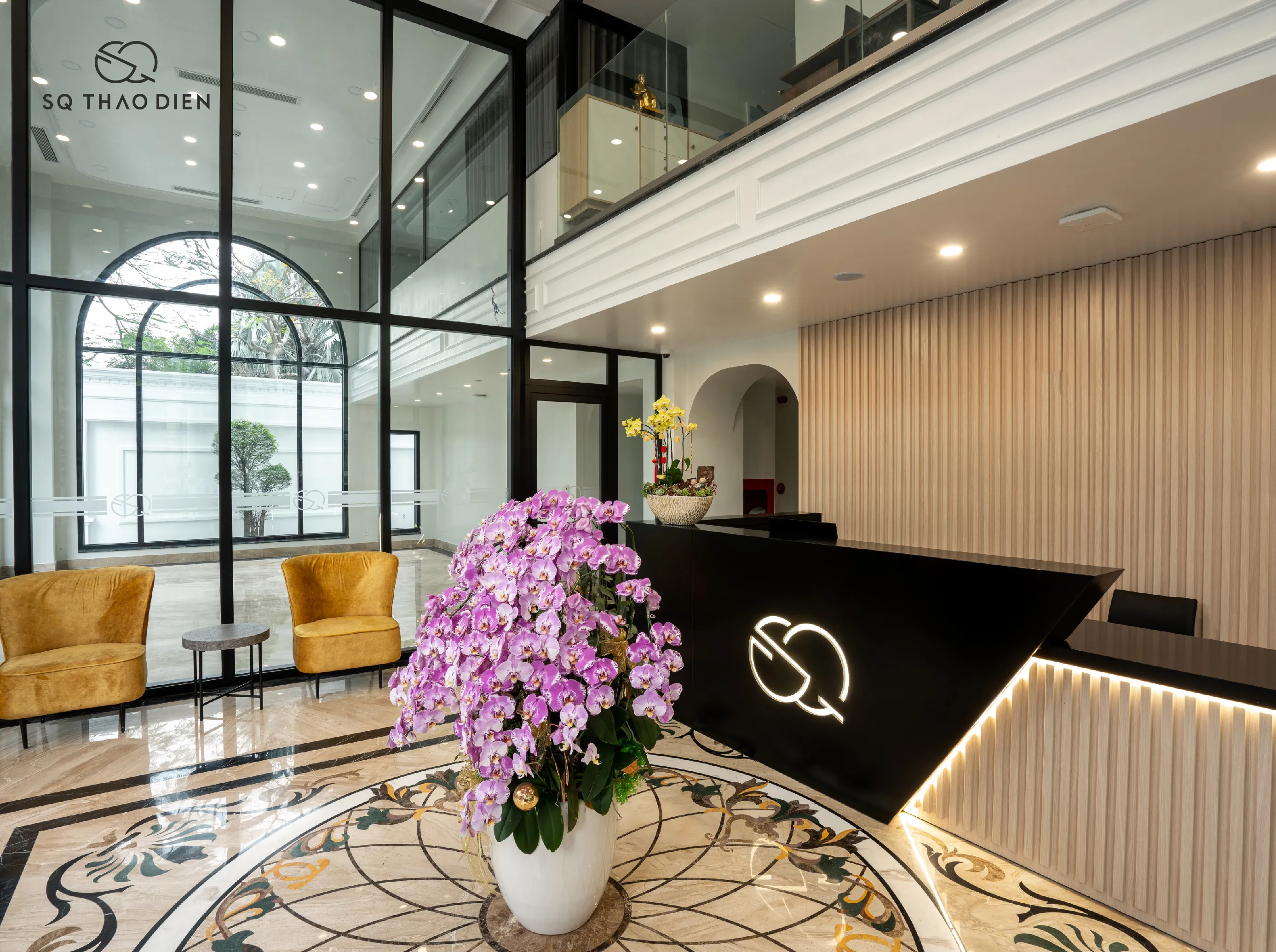 Spacious Balcony One Bedroom SQ Thao Dien Serviced Apartment For Rent in HCMC 65sqm 1,150 USD/month